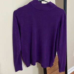 Vintage Purple Turtleneck